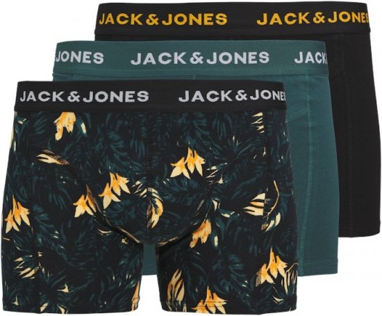 Jack & Jones Tyler Trunks 3-Pack Black - Undertøj og badetøj - Badetøj og Undertøj i store størrelser 
