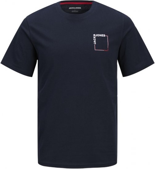 Jack & Jones Verner Crew Neck T-Shirt Blue - T-shirts - T-shirts i store størrelser - 2XL-14XL