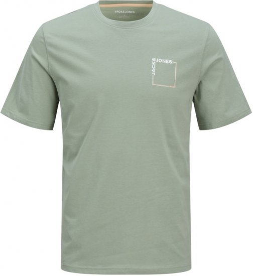 Jack & Jones Verner Crew Neck T-Shirt Iceberg Green - T-shirts - T-shirts i store størrelser - 2XL-14XL