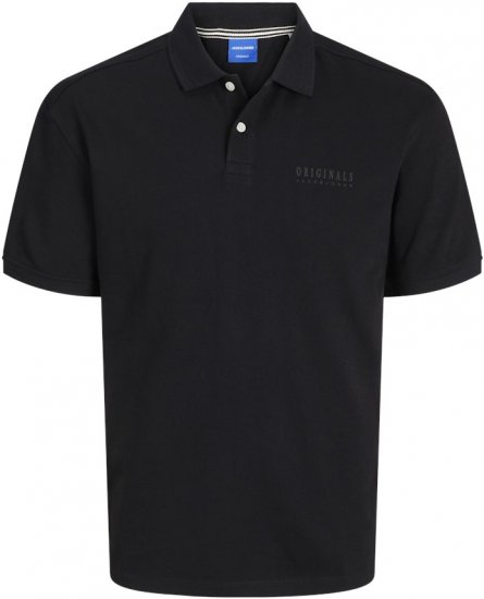Jack & Jones Frederiksberg Polo Antique Black - Polotrøjer - Polotrøjer 2XL-8XL