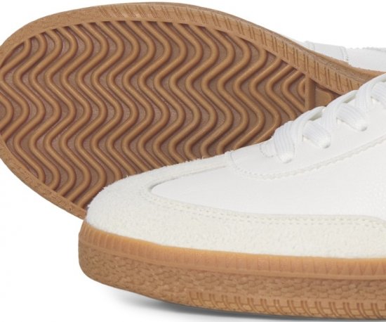 Jack & Jones Kirk International Campaign Sneakers Bright White/PU - Herresko 40-52 - 