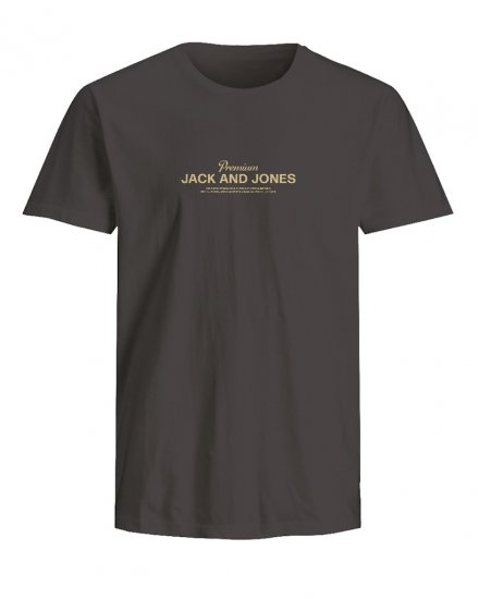 Jack & Jones Ferris Crew Neck T-Shirt Black - T-shirts - T-shirts i store størrelser - 2XL-14XL