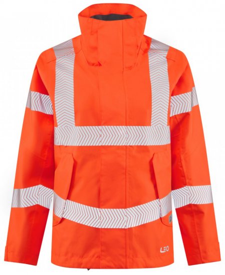 Leo Rosemoor EcoViz 15K Performance+ Breathable Women's Jacket Hi-Vis Orange - Arbejdstøj - 