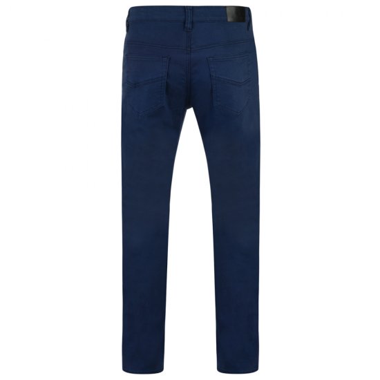 Kam Jeans Alba 5-pocket Stretch Chinos Navy TALL SIZES - HERRETØJ MT-6XLT - Tøj til høje mænd