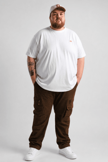 Kam Jeans Cargobukser Khaki - Jeans og bukser - Herrejeans og bukser i store størrelser W40-W70