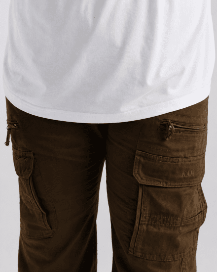 Kam Jeans Cargobukser Khaki - Jeans og bukser - Herrejeans og bukser i store størrelser W40-W70