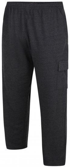 Kam Jeans Lightweight Sweatpants with Cargo pocket Charcoal - Joggingbukser og shorts - Sweatpants og Sweatshorts 2XL-8XL