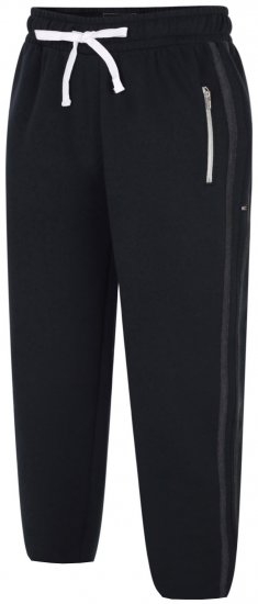 Kam Jeans 239 Stripe Jogger Black - Joggingbukser og shorts - Sweatpants og Sweatshorts 2XL-12XL