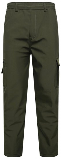 Kam Jeans 245 Softshellbukser med elastisk talje khaki - Jeans og bukser - Herrejeans og bukser i store størrelser W40-W70