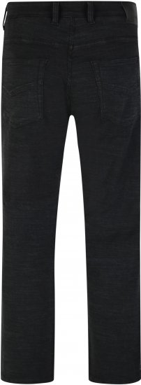 Kam Jeans 264 Slub Weave 5 Pocket Stretch Pants Charcoal - Jeans og bukser - Herrejeans og bukser i store størrelser W40-W70