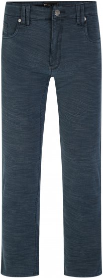 Kam Jeans 264 Slub Weave 5 Pocket Stretch Pants Smokey Blue - Jeans og bukser - Herrejeans og bukser i store størrelser W40-W70