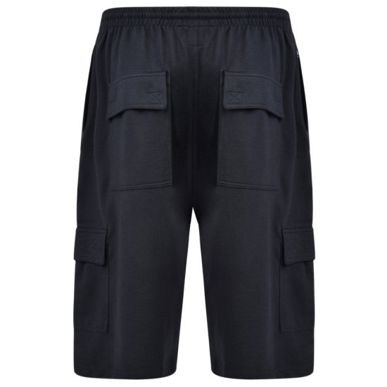 Kam Jeans Cargojoggingshorts Sort - Joggingbukser og shorts - Sweatpants og Sweatshorts 2XL-12XL