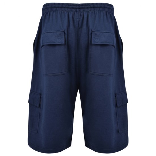 Kam Jeans Cargojoggingshorts Mørkeblå - Joggingbukser og shorts - Sweatpants og Sweatshorts 2XL-12XL