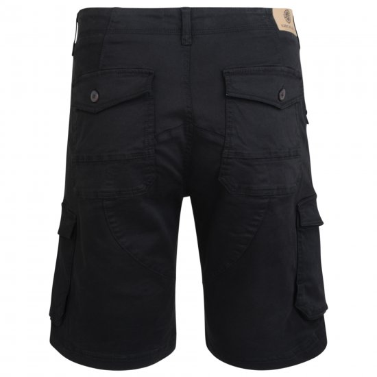 Kam Jeans 320 Cargoshorts Sort - Shorts - Shorts i store størrelser - W40-W60