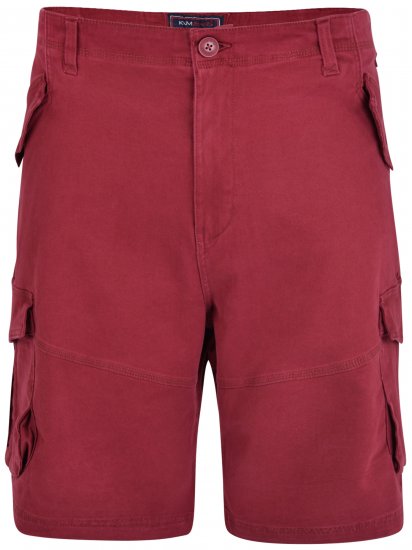Kam Jeans 320 Cargoshorts Burgundy - Shorts - Shorts i store størrelser - W40-W60