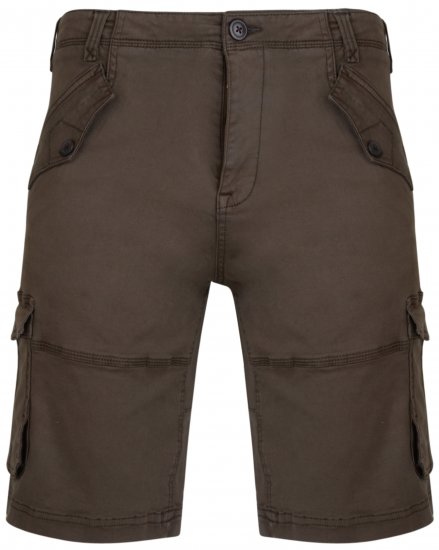 Kam Jeans 320 Cargoshorts Khaki - Shorts - Shorts i store størrelser - W40-W60
