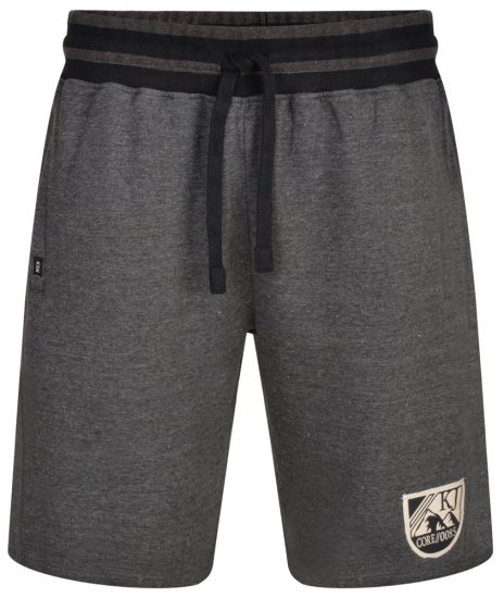 Kam Jeans 327 Jersey Shorts Charcoal - Joggingbukser og shorts - Sweatpants og Sweatshorts 2XL-12XL