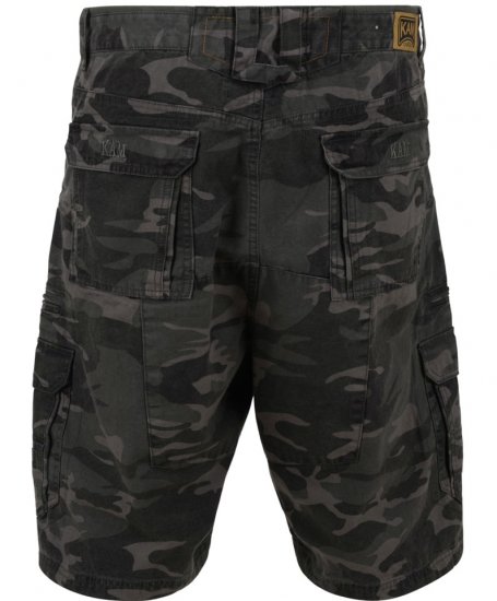 Kam Jeans 329 Short Khaki Camo - Shorts - Shorts i store størrelser - W40-W60