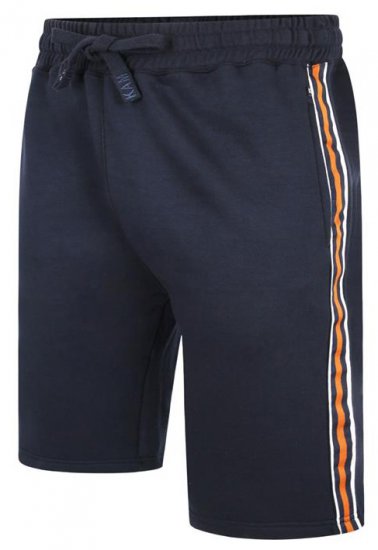 Kam Jeans 3300 Jog Shorts with Side Tape Navy - Joggingbukser og shorts - Sweatpants og Sweatshorts 2XL-12XL