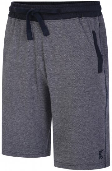 Kam Jeans 3304 Terry Contrast Shorts Indigo - Joggingbukser og shorts - Sweatpants og Sweatshorts 2XL-12XL