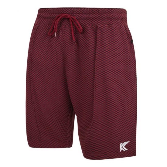 Kam Jeans 3305 Jaquard Mesh Shorts Burgundy - Joggingbukser og shorts - Sweatpants og Sweatshorts 2XL-12XL