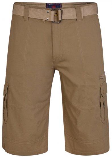 Kam Jeans 343 Cargoshorts Sand - Shorts - Shorts i store størrelser - W40-W60