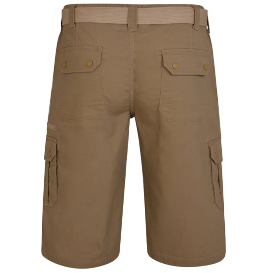 Kam Jeans 343 Cargoshorts Sand - Shorts - Shorts i store størrelser - W40-W60