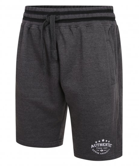 Kam Jeans 345 Authentic Shorts Charcoal - Joggingbukser og shorts - Sweatpants og Sweatshorts 2XL-12XL