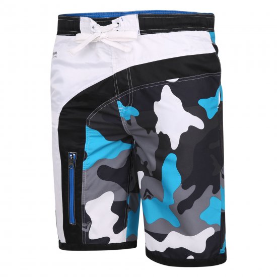 Kam Jeans 348 Camo Swimmers Black - Undertøj og badetøj - Badetøj og Undertøj i store størrelser 