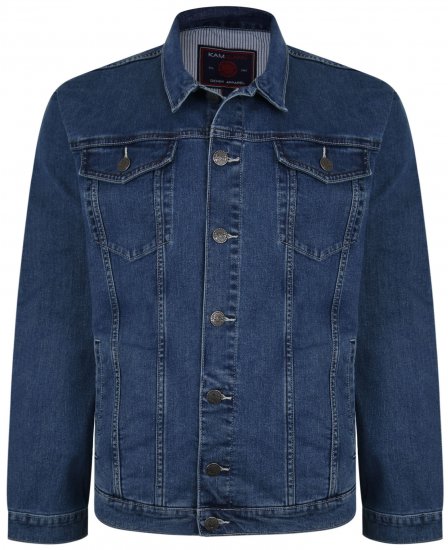 Kam Jeans 405 Western Denim Jacket Stonewash - Jakker - Jakker i store størrelser, 2XL- 12XL