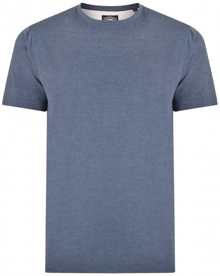 Kam Jeans T-shirt Indigo-blå - T-shirts - T-shirts i store størrelser - 2XL-14XL
