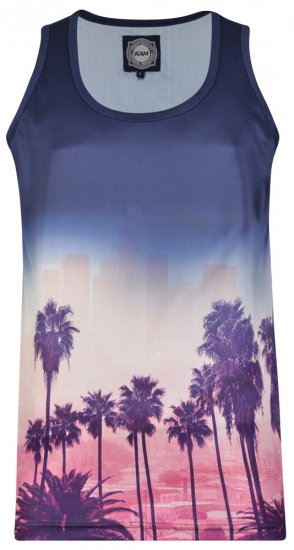Kam Jeans 5250 Tank Top Navy - T-shirts - T-shirts i store størrelser - 2XL-14XL