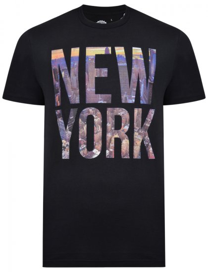 Kam Jeans 5257 T-shirt Black - T-shirts - T-shirts i store størrelser - 2XL-14XL