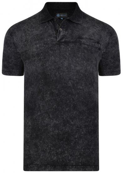 Kam Jeans 5268 Polo Black - Polotrøjer - Polotrøjer 2XL-8XL