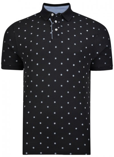Kam Jeans 5272 Polo Black - Polotrøjer - Polotrøjer 2XL-8XL