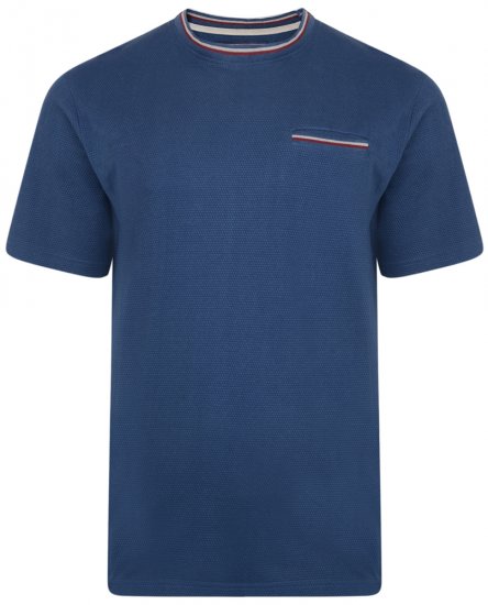 Kam Jeans 5285 T-shirt Denim - T-shirts - T-shirts i store størrelser - 2XL-14XL