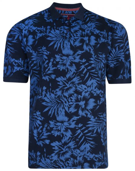 Kam Jeans 5295 Polo Navy - Polotrøjer - Polotrøjer 2XL-8XL