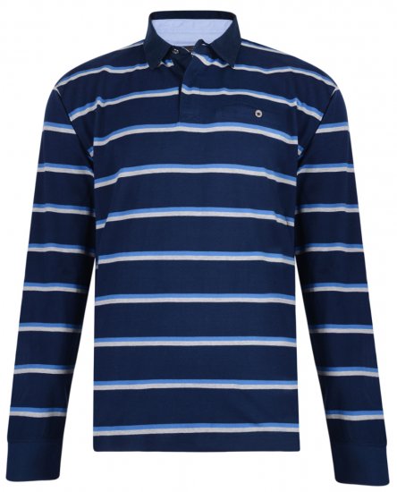 Kam Jeans 5297 Polo Navy - Polotrøjer - Polotrøjer 2XL-8XL