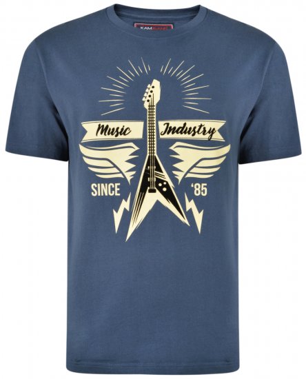 Kam Jeans 5303 T-shirt Insignia - T-shirts - T-shirts i store størrelser - 2XL-14XL