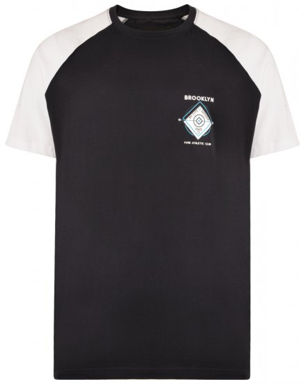 Kam Jeans 5304 T-shirt Navy - T-shirts - T-shirts i store størrelser - 2XL-14XL