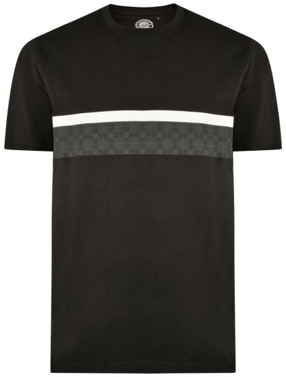 Kam Jeans 5307 T-shirt Black - T-shirts - T-shirts i store størrelser - 2XL-14XL