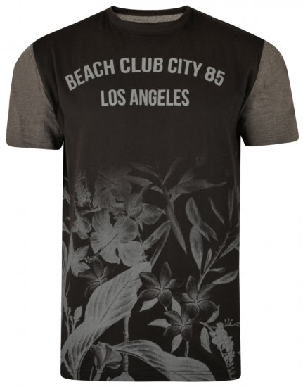 Kam Jeans 5313 T-shirt Black - T-shirts - T-shirts i store størrelser - 2XL-14XL