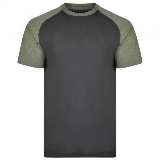 Kam Jeans 5314 Twin pack T-shirts Black/Navy - T-shirts - T-shirts i store størrelser - 2XL-14XL