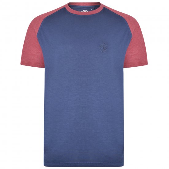 Kam Jeans 5314 Twin pack T-shirts Black/Navy - T-shirts - T-shirts i store størrelser - 2XL-14XL
