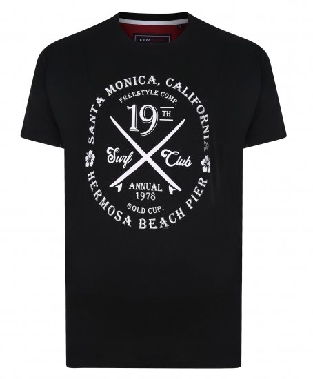 Kam Jeans 5331 Twin pack California Tee - T-shirts - T-shirts i store størrelser - 2XL-14XL