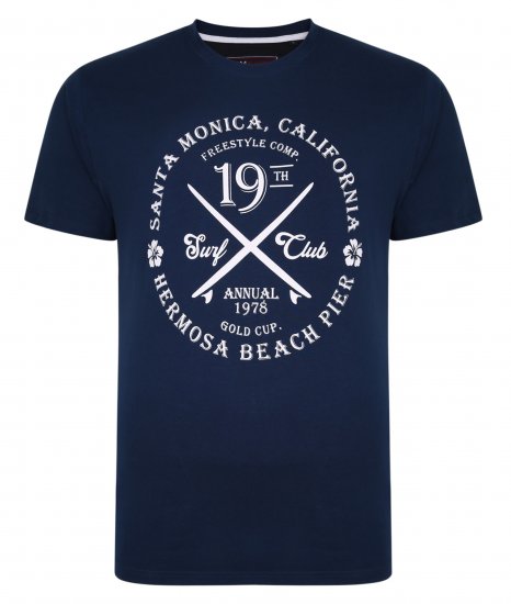 Kam Jeans 5331 Twin pack California Tee - T-shirts - T-shirts i store størrelser - 2XL-14XL