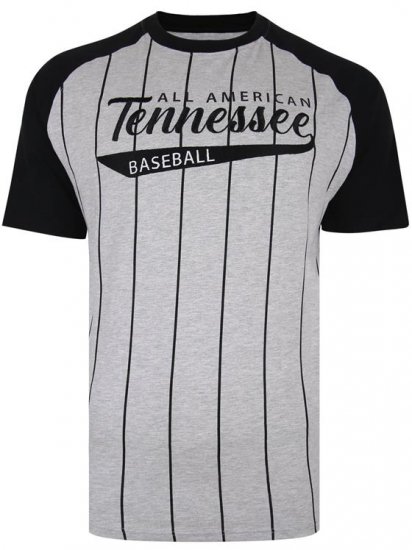 Kam Jeans 5361 Tennessee Baseball T-shirt - T-shirts - T-shirts i store størrelser - 2XL-14XL