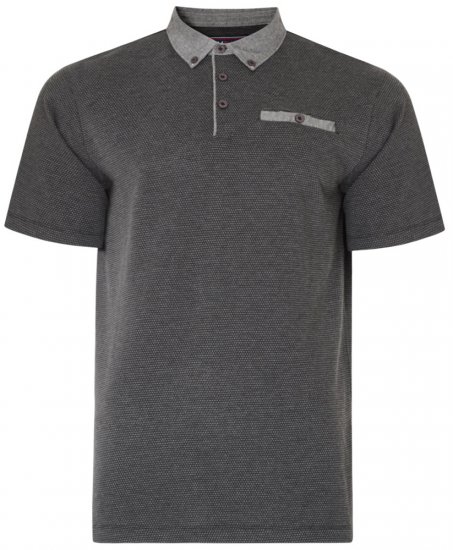 Kam Jeans 5402 T-shirt Charcoal - Polotrøjer - Polotrøjer 2XL-8XL