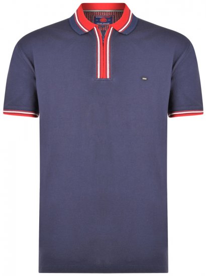 Kam Jeans 5409 Polo Navy - Polotrøjer - Polotrøjer 2XL-8XL
