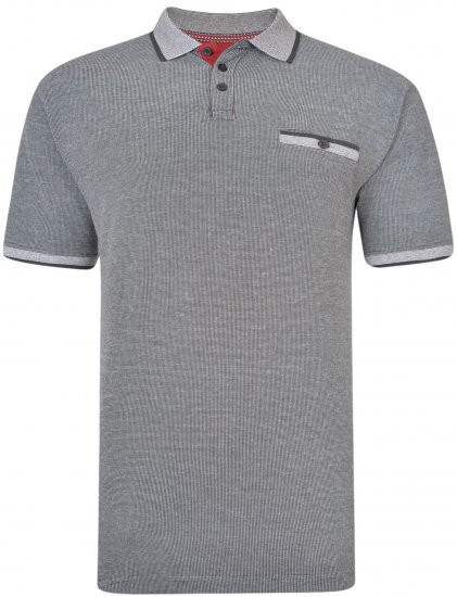 Kam Jeans 5416 Polo Black - Polotrøjer - Polotrøjer 2XL-8XL